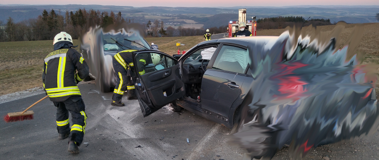 Read more about the article Auslaufende Betriebsstoffe nach Verkehrsunfall (Alarmstufe G1)