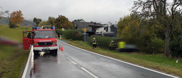 Mehr über den Artikel erfahren Absicherung Verkehrsunfall PKW, L213 (Alarmstufe H1)